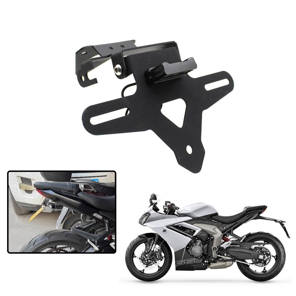 Portatarga Staffa porta targa per registrazione ordinata della coda del motociclo Accessori moto per 660 2024