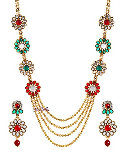 YouBella Stylish Traditional Jewellery Gold Plated Jewellery Set for Women (Style 4) (B07P7N9F97) Amazon Price History, Amazon Price Tracker