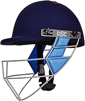 DSC Guard Cricket Helmet Medium Navy - Lightweight High-Impact Protection for Batsmen & Fielders