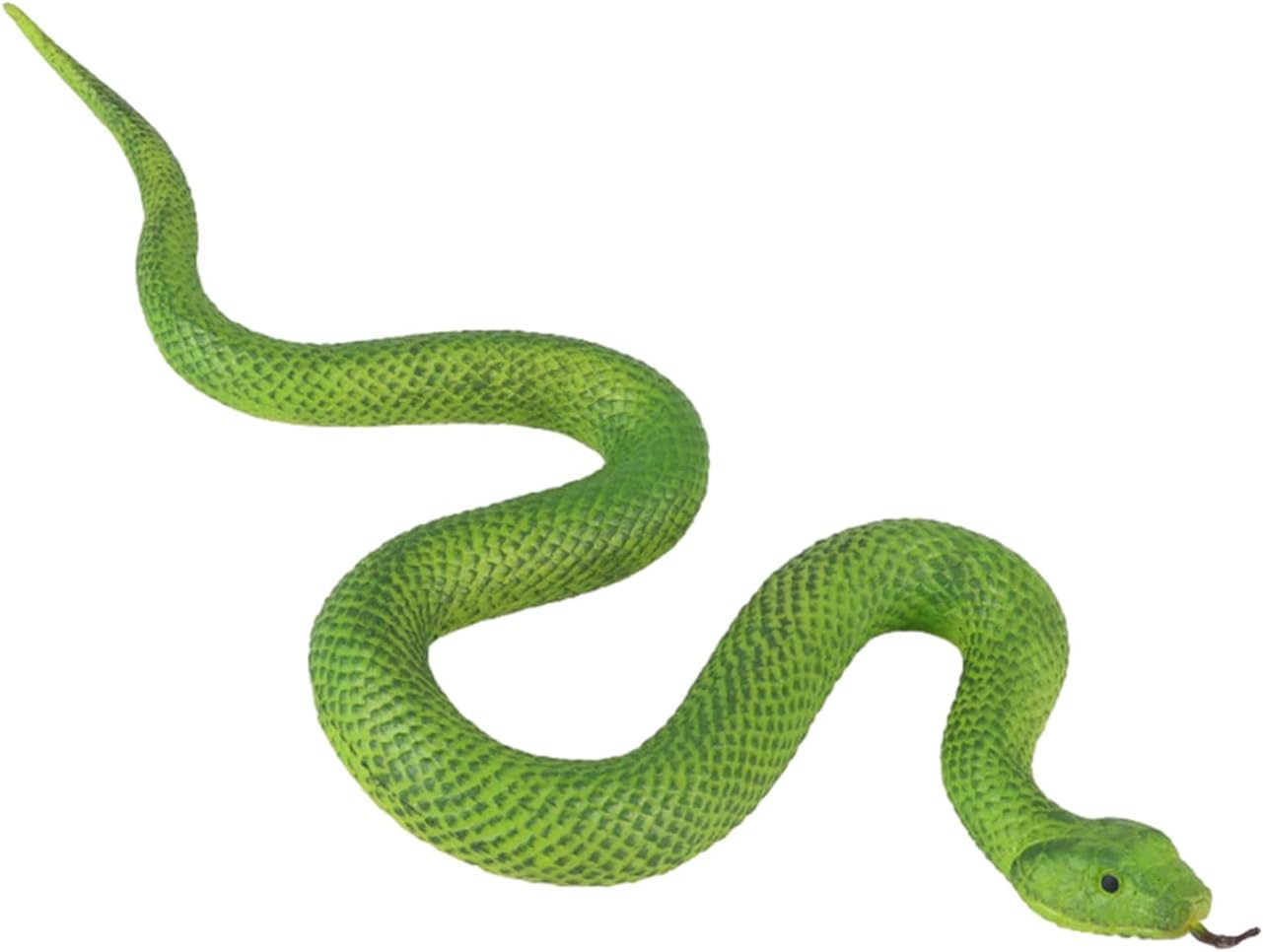 KVBUCC 1 Piece Elastic Rubber Snake Toy, 3 * 37 Cm Snake Toy, Toy Snake