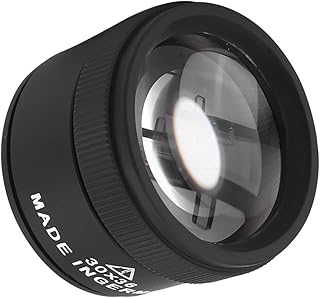 Ferramenta de fabricação de joias, lupa de joias, lupa óptica de joias, lupa de joalheiro profissional, lente de aumento 30X, lupa de joalheiro, lupa de joalheiro para antiguidades/joias pessoais