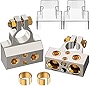 SUNMORN Battery Terminal Connectors, 0/2/4/6/8 AWG Battery Terminals, Heavy Duty Car Battery Terminal, Top Post Multiple Battery Terminal, with Shims Protector Cover