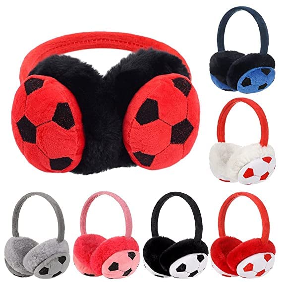 Winter Warm Soft Football Earmuff (Color vary) pack of 2-image-16