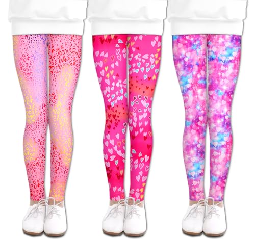 Image of LUOUSE Girls' Leggings Full Length Comfy Pants Trousers 4-13 Years