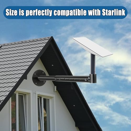 Lufecho ADJUSTABLE STARLINK WALL MOUNT Starlink Long Wall Mount, Adjustable Starlink Mounting Kit With Starlink Mount Adapter, Compatible With V2 Dish, Starlink Pole Mount, Starlink Roof Mount For Starlink Internet Kit Satellite thumb #6
