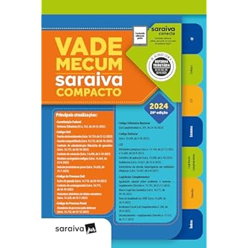 Capa do livro Vade Mecum Compacto - 28ª edição 2024