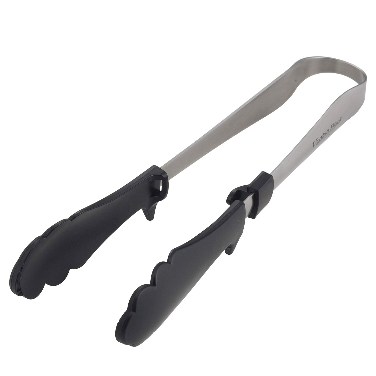 Shimomura Kogyo Verdun Black VB-201 Nylon Tongs, Antibacterial, Dishwasher Safe, Made in Japan (Tsubamesanjo, Niigata) : Home & Kitchen