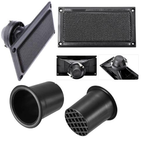 Image of 8Inche gaint woofer Wooden Speaker Box || with retangle Tweeter, air Hole Cup and Grill with Screw Set || 43 * 26 * 26 cm