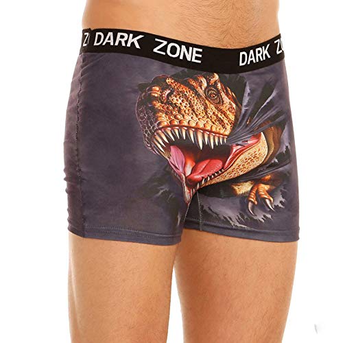 Mens Exotic Boxer Briefs Darkzone Series Soft Stretchy Underwear in Wild Prints