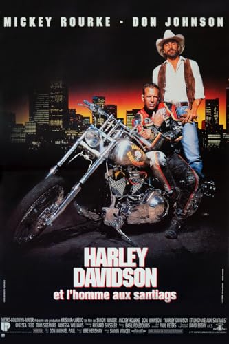 SUCCESS STORY Poster HARLEY DAVIDSON, Affiche film, Vintage, Déco murale (40X60) HQ (sans cadre)