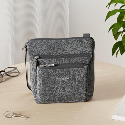 Image of Baggallini Pocket Crossbody Bags for Women 8x8 Small Lightweight Durable Water-resistant Travel Purse W /Rfid