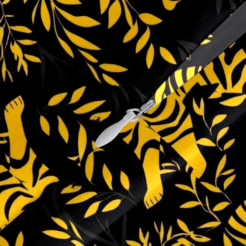 Housse coussin velours tigre 50x50 cm pour rénover votre intérieur - 5