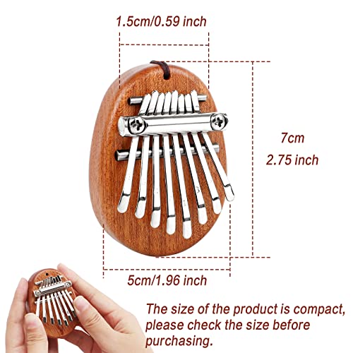 Mini Kalimba à 8 Touches Piano à Pouce pour Enfant Mini Piano de Poche Portable Marimba Musical Piano à Pouce avec… - Les Beatles, Paul McCartney, John Lennon, RIngo Starr, George Harrison Mini Kalimba à 8 Touches Piano à Pouce pour Enfant Mini Piano de Poche Portable Marimba Musical Piano à Pouce avec… – Image 3