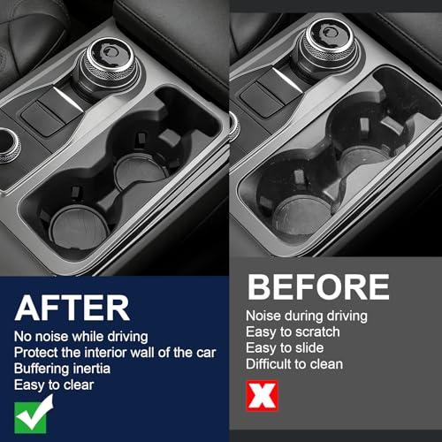Protector para portavasos Ford Explorer 2020-2024 silicona miniatura 4