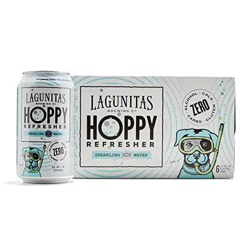 Lagunitas Hoppy Refresher Sparkling Hop Water, 6 pk, 12 oz cans, 0.1% ABV