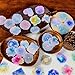 50 Packs Watercolor Starry Sky Stickers Water Bottles Laptop Phone Computer Guitar Skateboard Hydroflasks Cloud Transparent Vinyl Sticker Waterproof Aesthetic Trendy Decals for Kids Teens Girls Adults