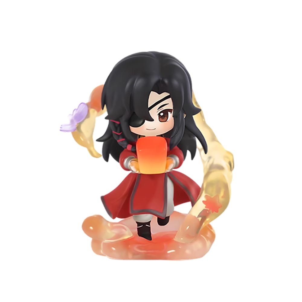 Hua Cheng Figur, 12,8 cm, Hua Cheng Anime-Statue, Modell, PVC, Schreibtisch-Ornamente, Geschenk-Kollektion für Fans