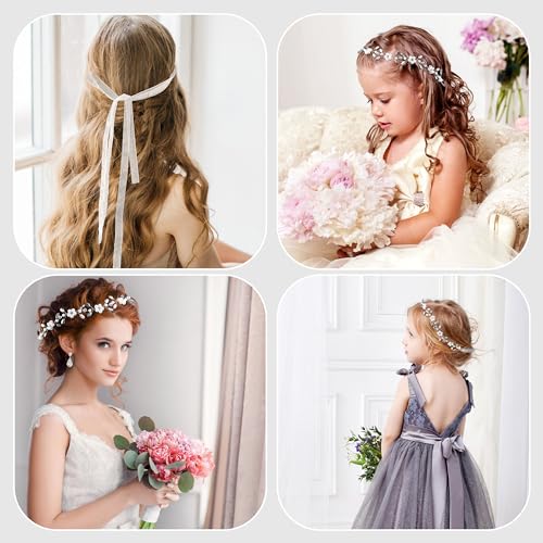 Flower Girl - Elegant Flower Girl Headpieces, Wedding Accessories and Bridal Headpieces - Flower Girl Tiaras and Headpieces for Everyday Wear3