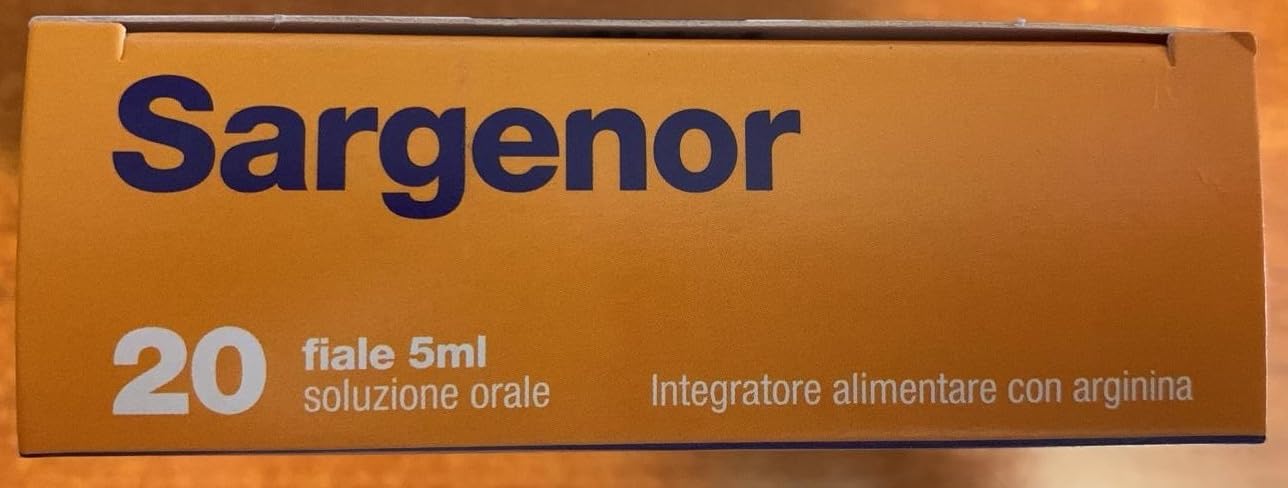 Sargenor Ricostituente 20 Fiale Bevibili Tre Confezioni Totale 60 fiale