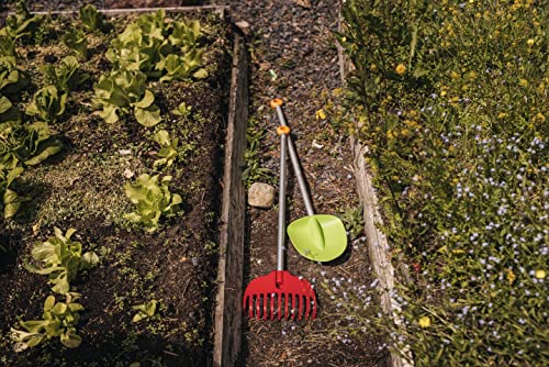 Râteau à feuille MyFirstFiskars pour enfant Fiskars Manche aluminium Dents en plastique - vue 9