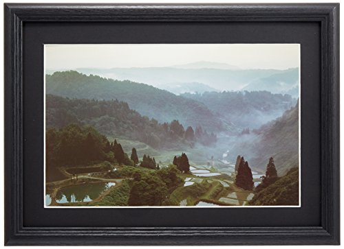 FUJICOLOR 額縁 YM-3 B ワイド6切 木製 ブラック 405150