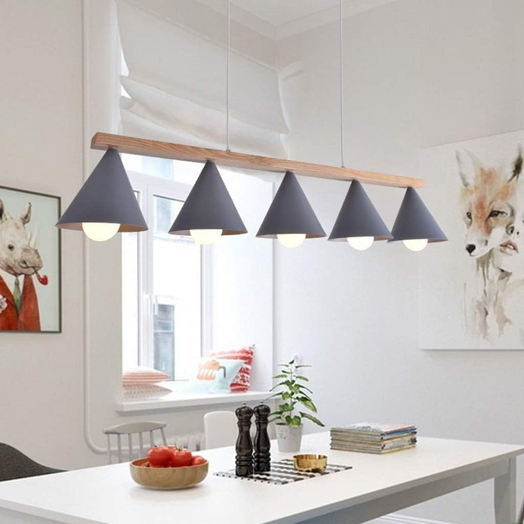 Light Lamp - Chandelier, Personality 3 Wrought Iron Ceiling Lights, Modern Minimalist Light, Restaurant - Decorative Lighting,Hanging Light Fixture