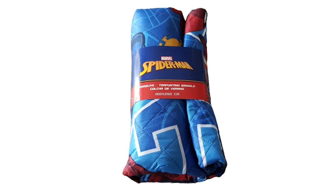SPIDERMAN Trapuntino Singolo Misura 150x 250