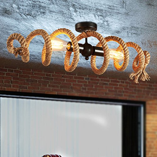 Chandelier cage suspendu rétro E27 plafonnier industriel en fer décoratif pour salle à manger