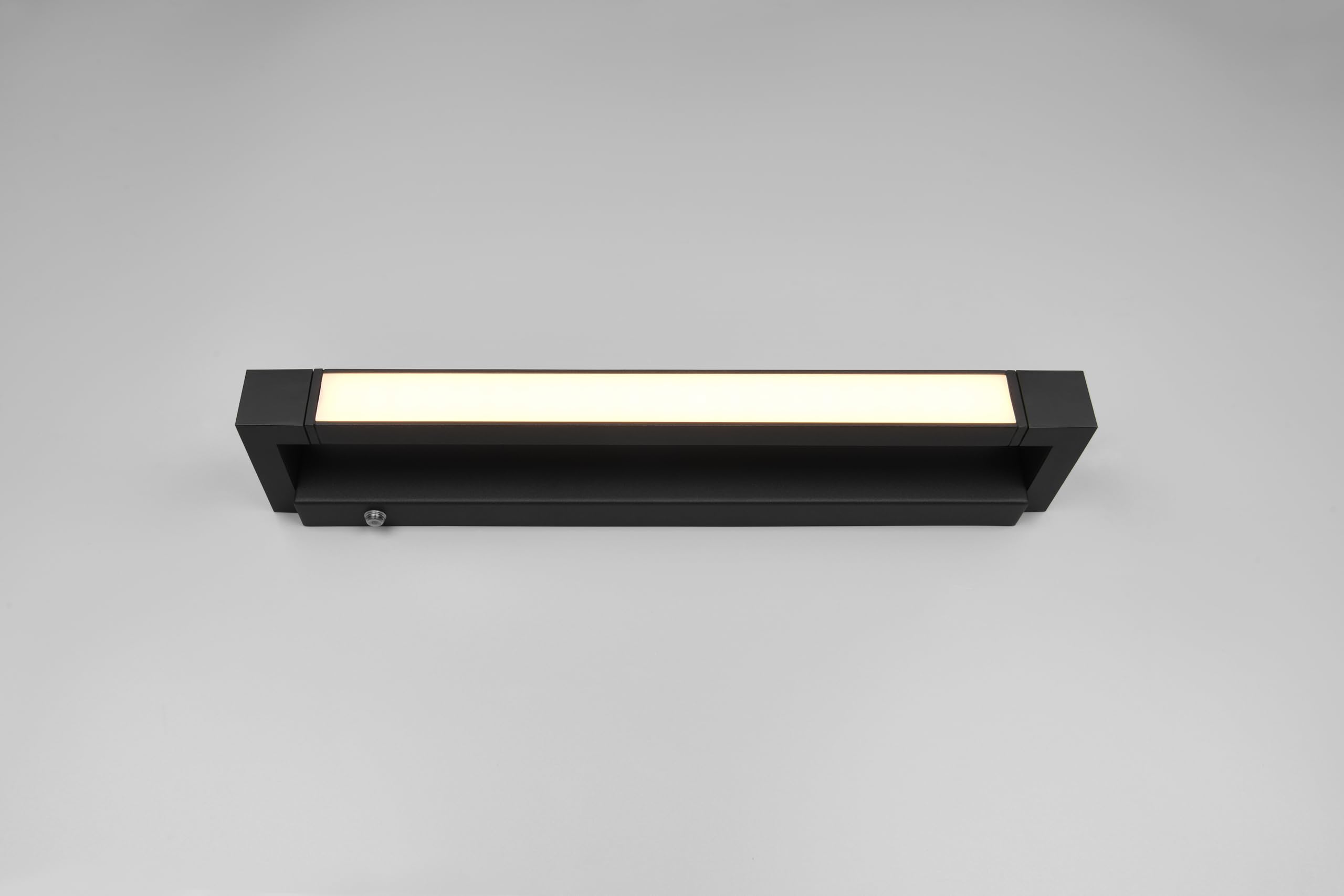 Trio Leuchten FABRIZIO LED Applique de salle de bain 9W Aluminium Noir mat Dimmable Couleur réglable
