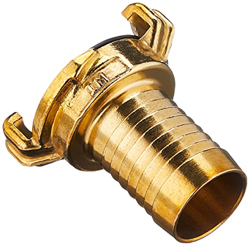 Gardena Brass Quick Release Hose Piece: Tube Adapter for 25 mm (1 Inch) - Tubing, Fittings Technical Gardena (7103-20)