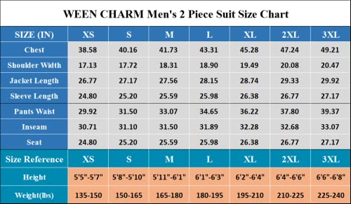 Ween Charm Men's Suits One Button Slim Fit 2 Piece Suits Wedding Prom Tuxedo Christmas Blazer Pants Set Hot Pink #TOP1