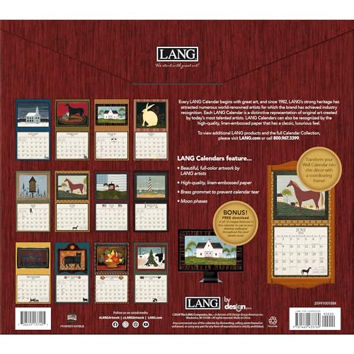Langwarrenkimble2025wallcalendar25991001884  Urban Country Home Decor Lang warren kimble 2025 wall calendar 25991001884  urban country home decor