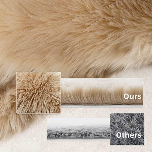 Tapete Pelo Largo Beige 2x6 Pies SERISSA miniatura 3