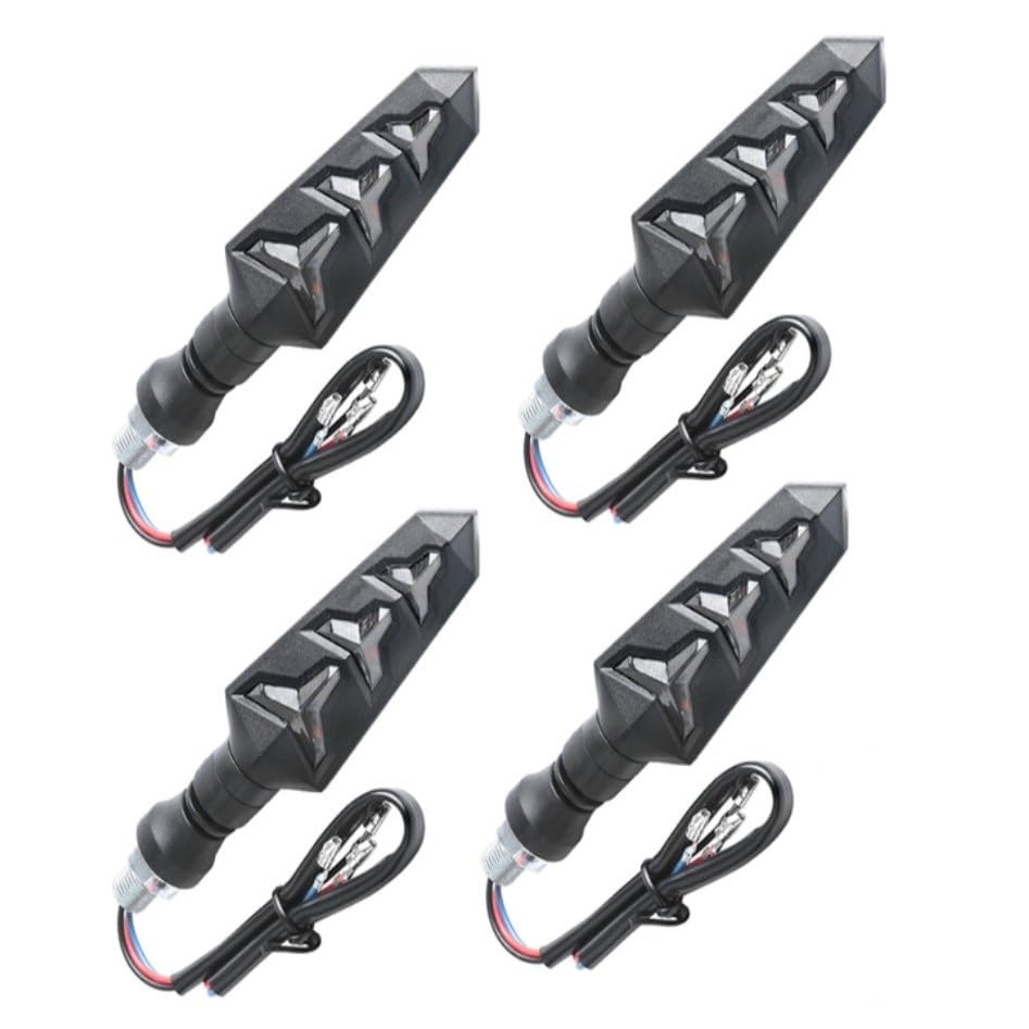 Clignotants arrière pliables pour motos pour éviter la casse