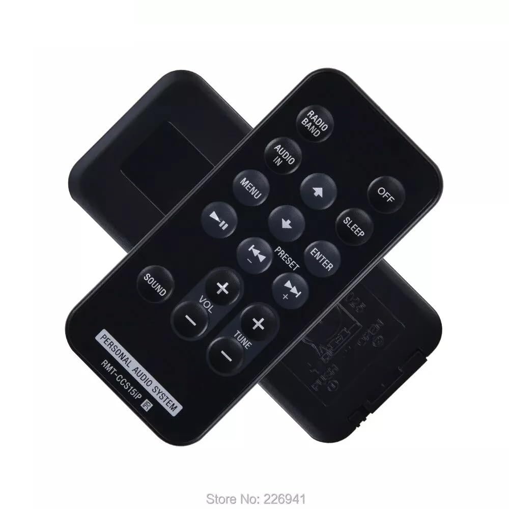 PZL RMT-CCS15ip Replacement Remote Control fit for Sony ICF-DS15iP