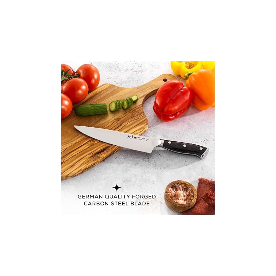 JoyJolt-8-Chef-Knife-High-Carbon-x50-German-Steel-Kitchen-Knife--Magnetic-Gift-Box JoyJolt 8” Chef Knife, High Carbon x50 German Steel Kitchen Knife – Magnetic Gift Box.