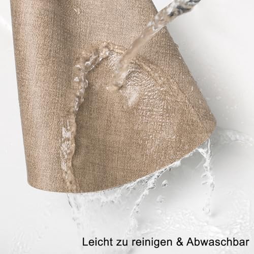 Chitomars Tischsets Leder und Untersetzer, Platzset Rund doppelseitig – Ansicht 4