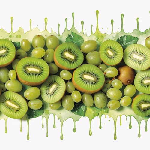 PETTI Artigiani Italiani - Accessori Tessili da Cucina, Runner da Tavolo Elegante 40x140 cm in Microfibra, Tovaglia Tavola in Stampa Digitale Uva e Kiwi, 100% Made in Italy - Immagine 2