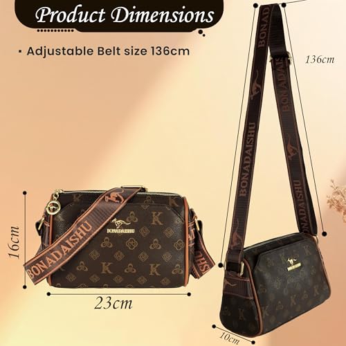 Image of Storite Women's Crossbody Sling Bag Travel Office One Side Shoulder Bag