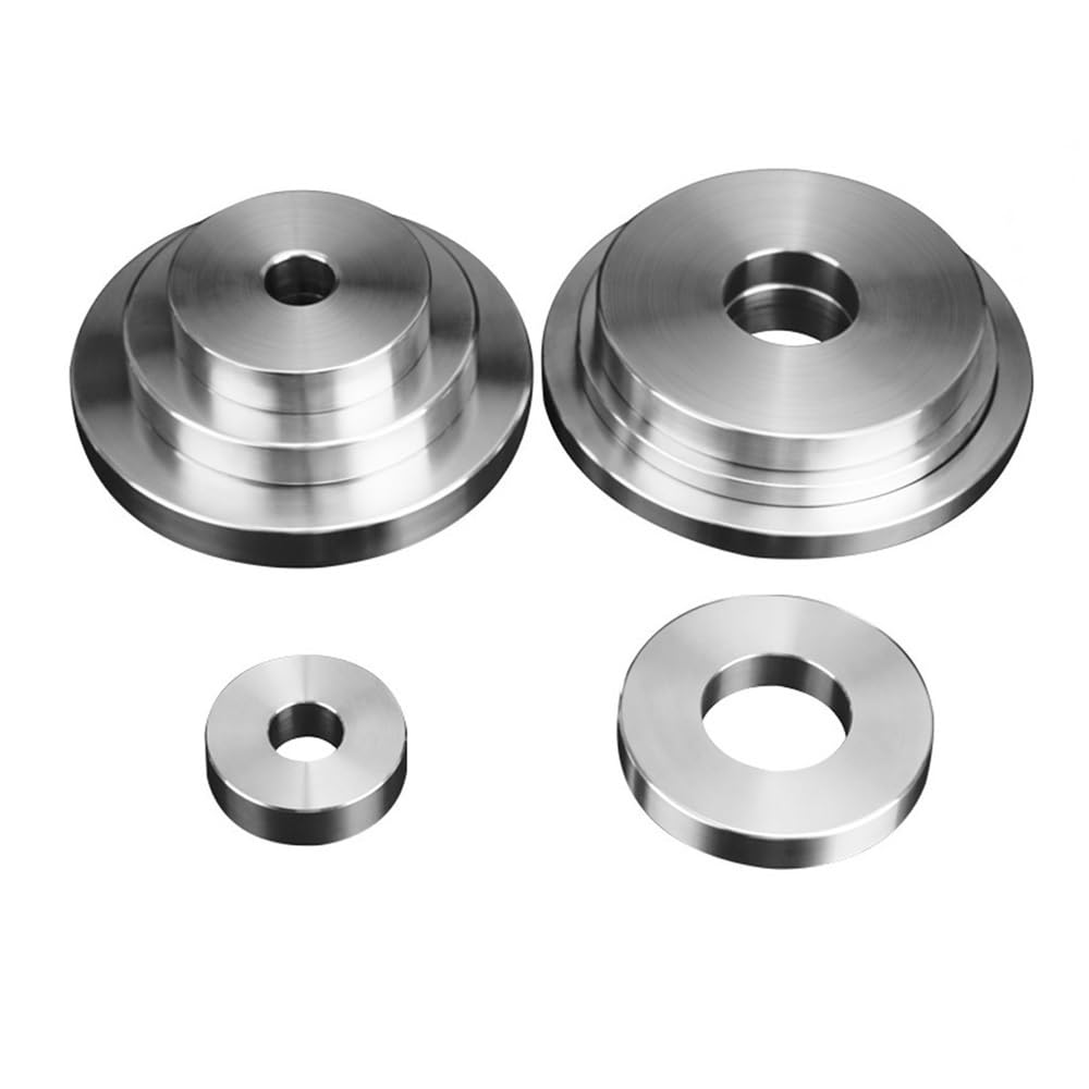 1 Pieza de Discos Pesas Acero Inoxidable, Placa for Mancuernas, Barra, sentadilla Profunda, tracción Fuerte, Peso Grande, Orificios 25 mm y 50, Equipo Fitness(2.5kg Inner Hole 50mm)