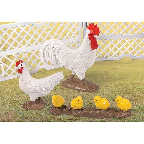 Big Country Toys: Chicken Coop Adventure - 11-Piece Farm Toy Playset, Rooster & Chicken Animal Figurines, Interactive Egg Gathering, Fencing, Kids 3+ - image 5
