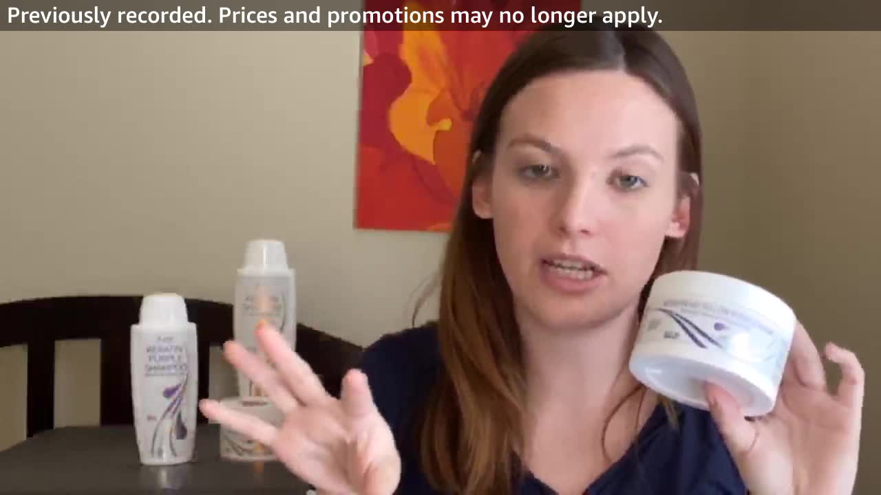 Tired of Brassy, Yellow Hair? Solution&colon; Keratin Purple Mask  on Amazon Live