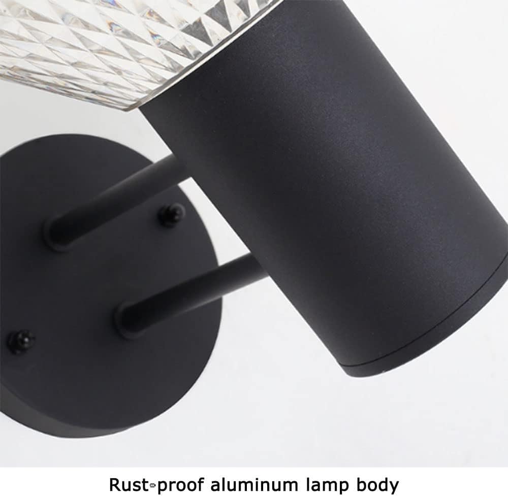 Außen LED Wandleuchte Solar Wandleuchte Superhell Außenwandleuchte Beleuchtung Villa Außenwandleuchte