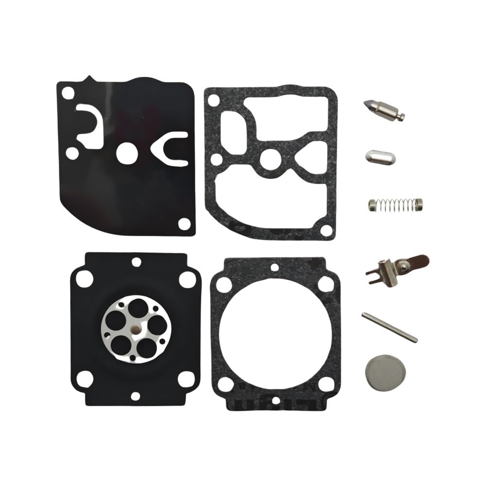 Jardinería Kit de reparación de carburador de 10 Piezas for cortacésped BG86, soplador C1M-S141, C1M-S142 y C1M-S145. Reemplaza Las Herramientas de jardín RB-155. Piezas de Mantenimiento