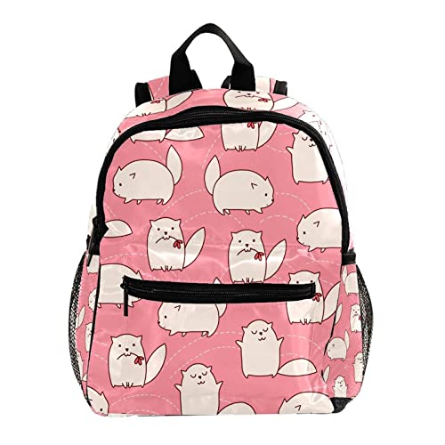 Sac à dos pour enfants motif hamster souris 30cm pour garçons et filles