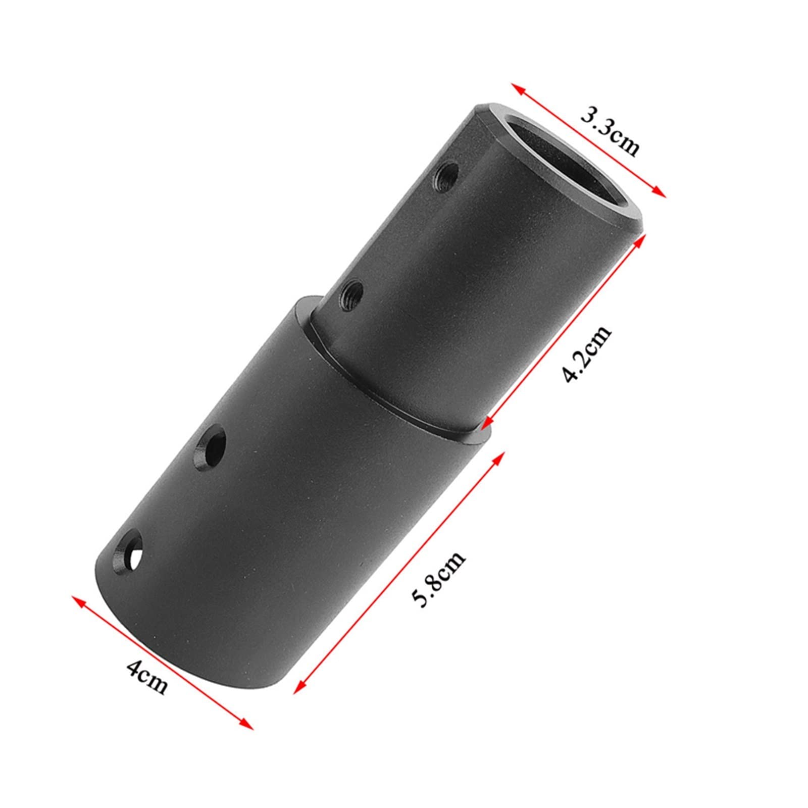 YYDStes Aluminium Alloy Pole Raiser Fit For Xiaomi Fit For M365 1S Pro Pro2 Essential Lite Electric Scooter Adjustable Extension Pole Accessories (Color : Black)