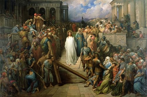 Toile Christ Gustave Doré affiche art imprimé déco murale 60x90