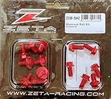 Zeta Aluminum Body Bolt Kit - Red