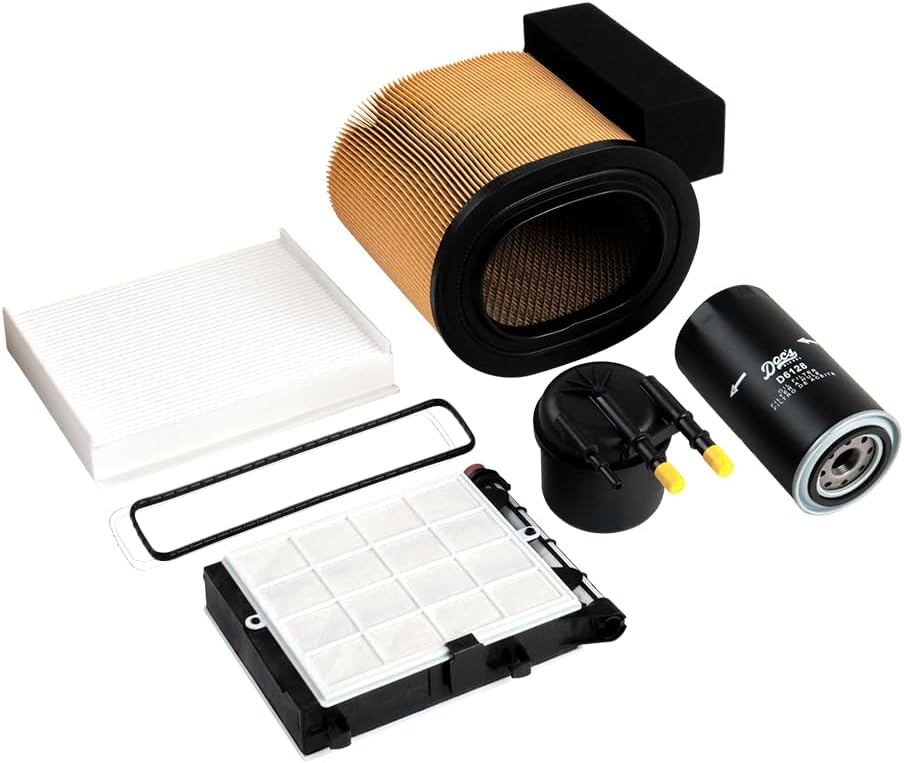 Doc's Diesel Filter Combo Kit DFD4625+D6128+DPA10580+D3806 | Compatible with Ford 6.7L Powerstroke F250, F350, F450 2017-2019 | Replaces FD4625, FL2051, FA1927, FP79