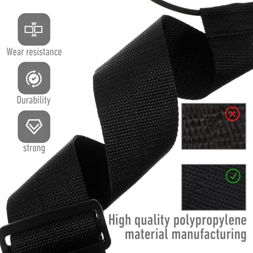 Image of 4 Pack Suitcase Strap,Luggage Straps to Connect Two Suitcases, Adjustable Elastic Luggages Strap to Connect Two Suitcases, Durable and Lightweight Travels Accessories, Black